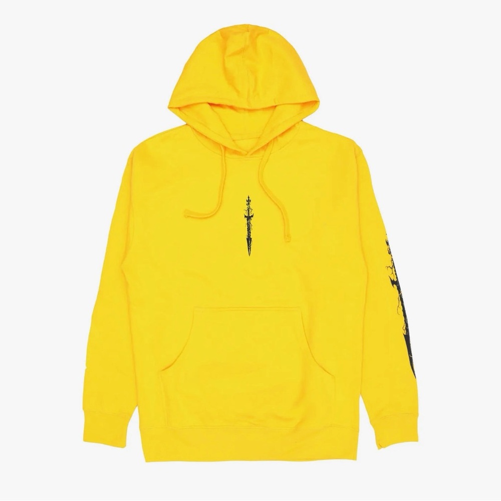 SVDDEN DEATH “Sorcerer” Yellow Hoodie - 
Size: XL